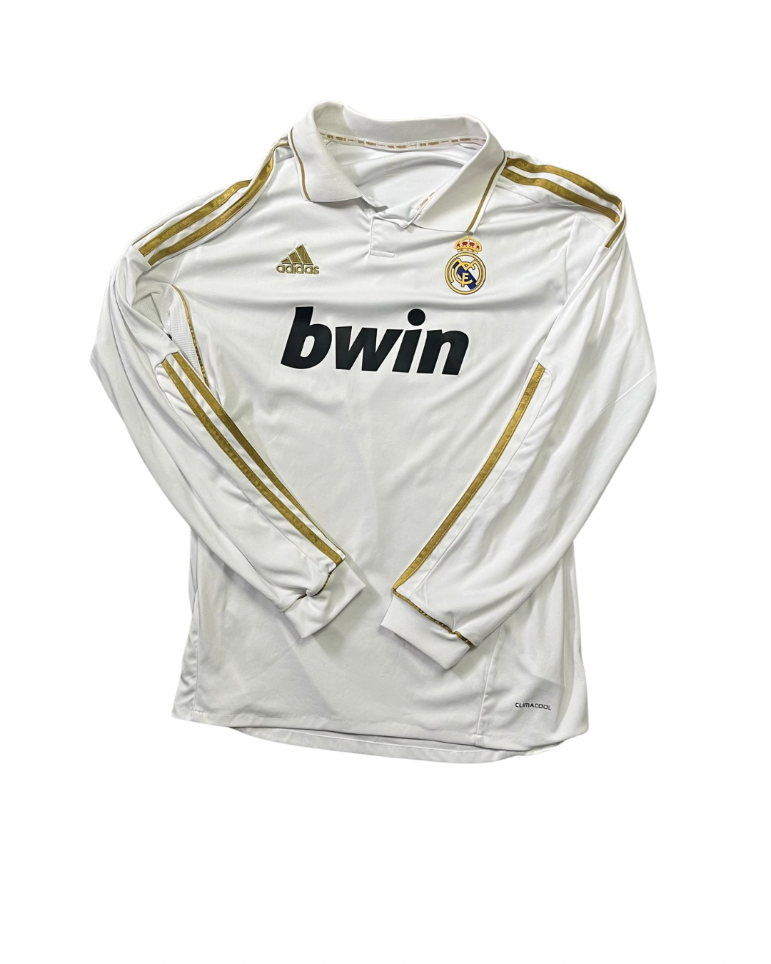 Vintage Adidas Real Madrid RONALDO 7 Langarm Heimtrikot (2011-2012)