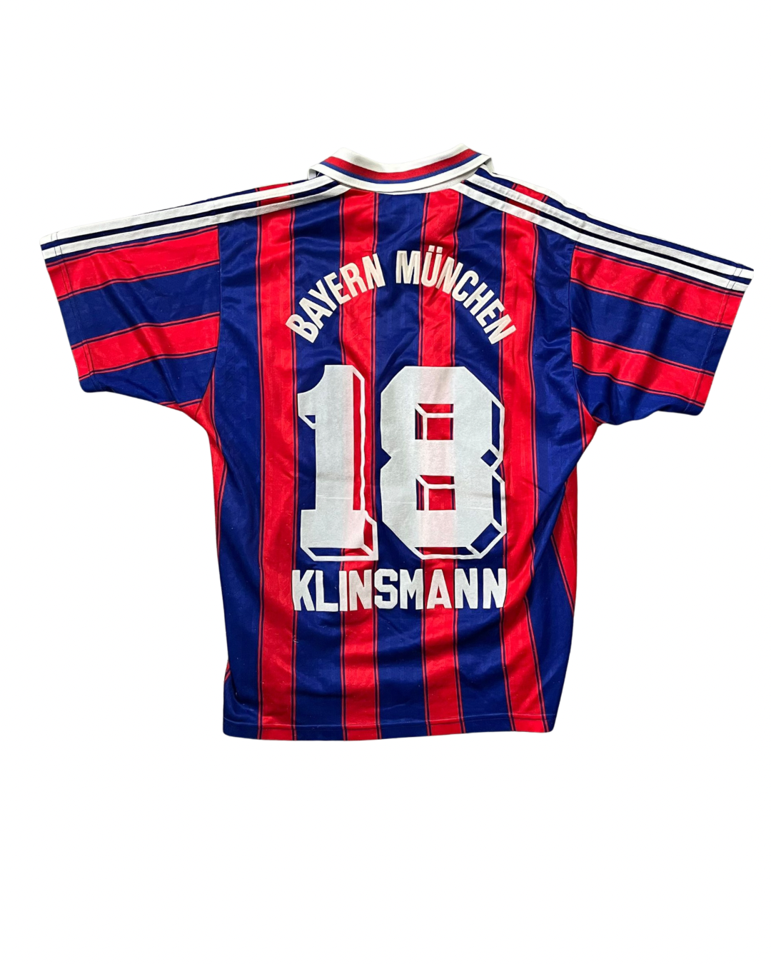 Vintage Adidas FC Bayern München KLINSMANN 18 Heimtrikot (1995-1997)