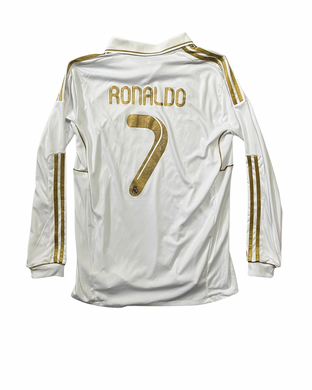 Vintage Adidas Real Madrid RONALDO 7 Langarm Heimtrikot (2011-2012)