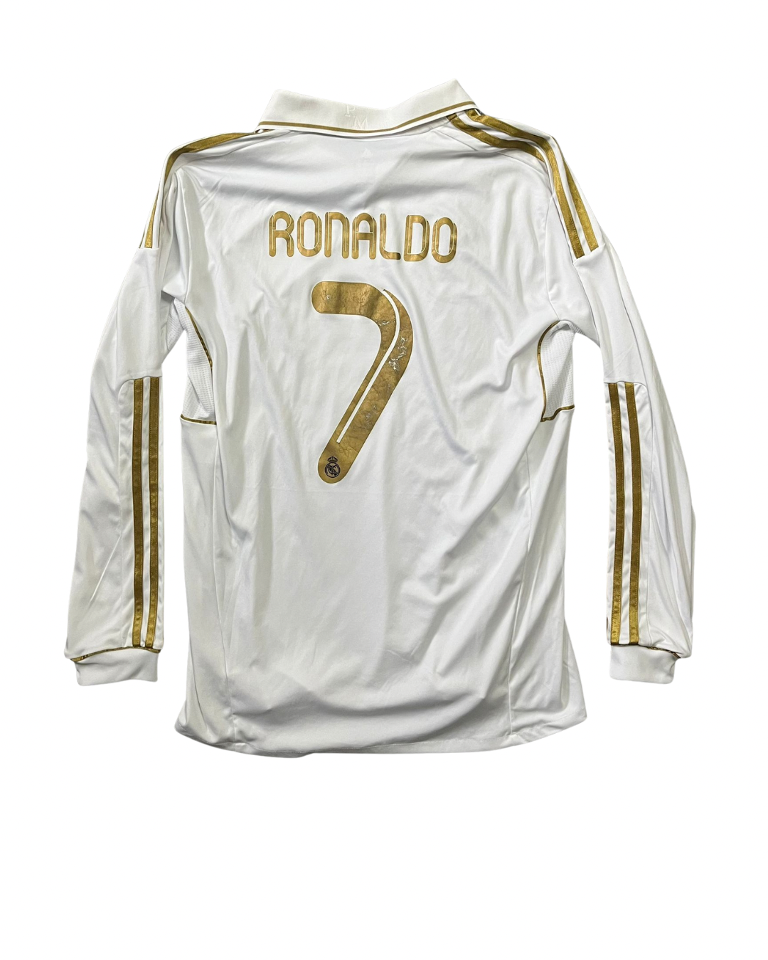 Vintage Adidas Real Madrid RONALDO 7 Langarm Heimtrikot (2011-2012)