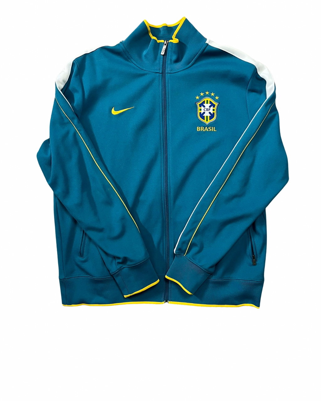 Vintage Nike Brasilien CBF Track Jacket