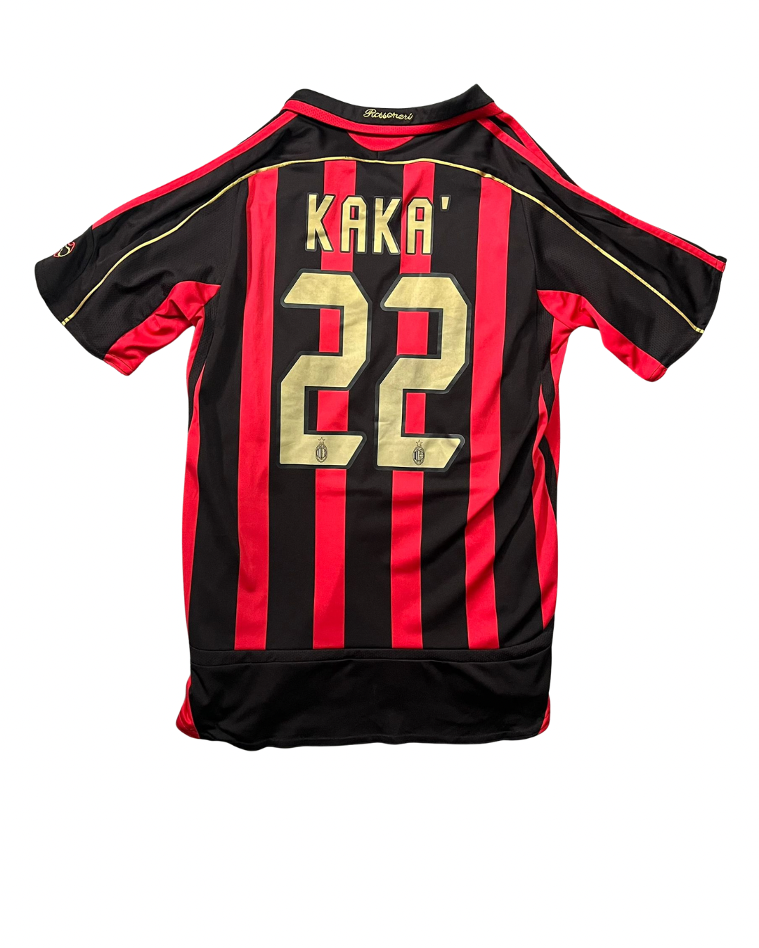 Vintage Adidas AC Milan KAKÁ 22 Heimtrikot (2006-2007)